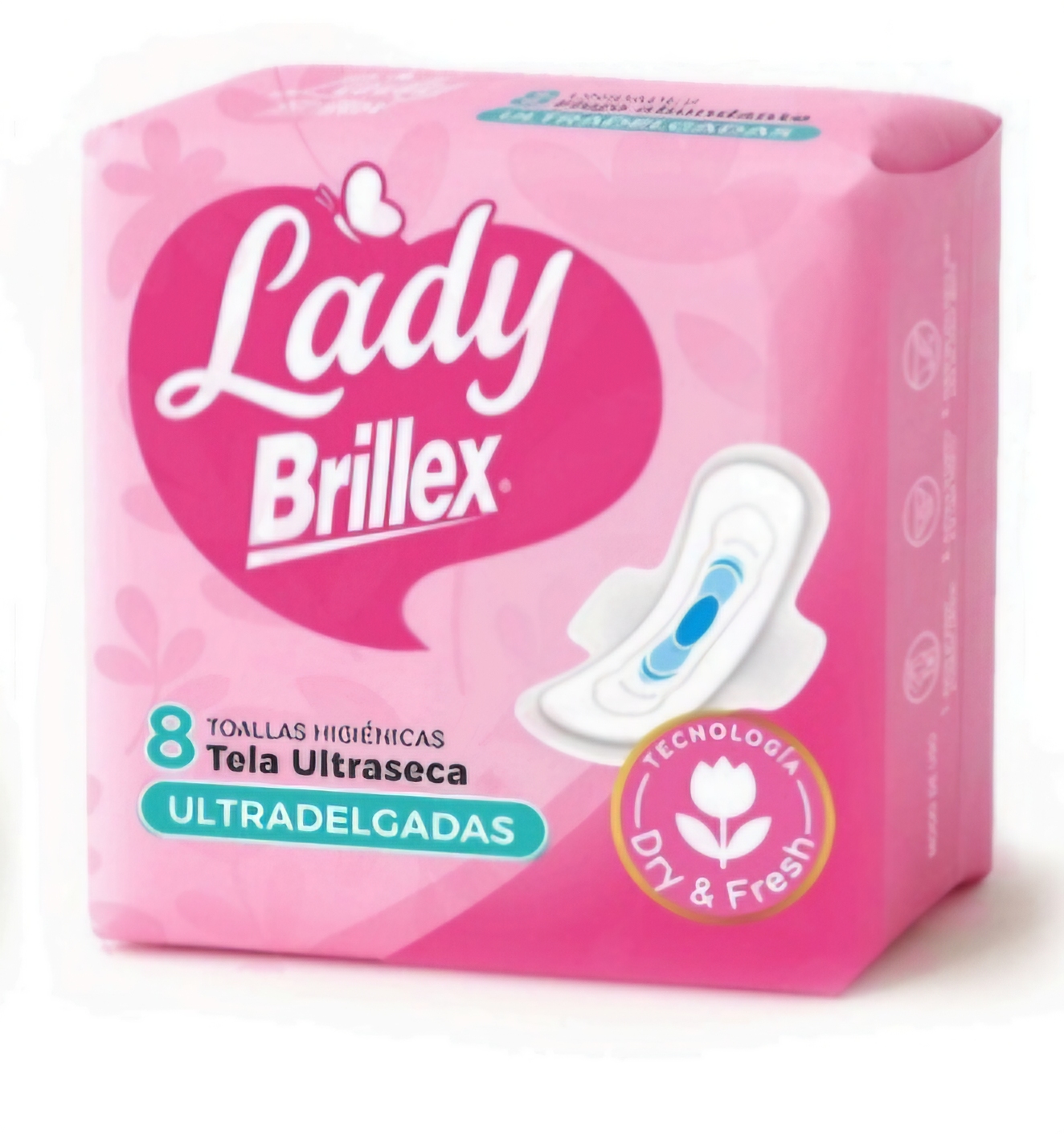 TOALLA HIG. LADY BRILLEX ULTRADELGADA 8un PACK x 6