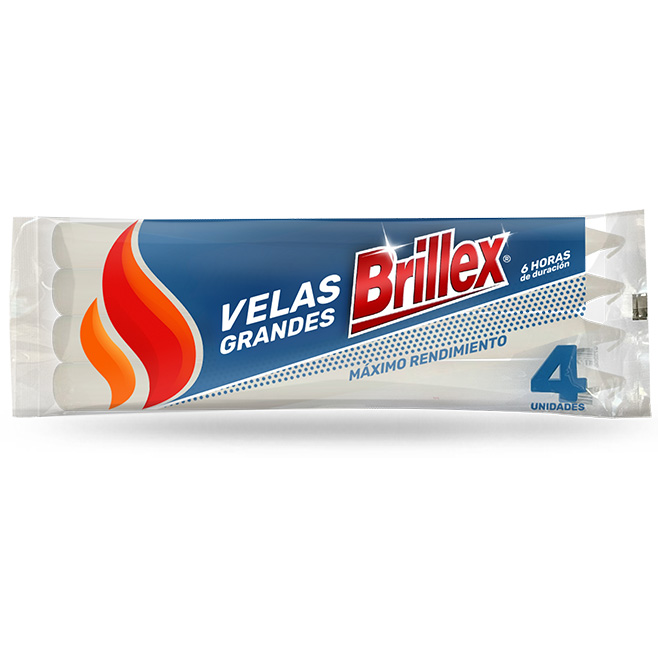 VELA BRILLEX GRANDE 4un
