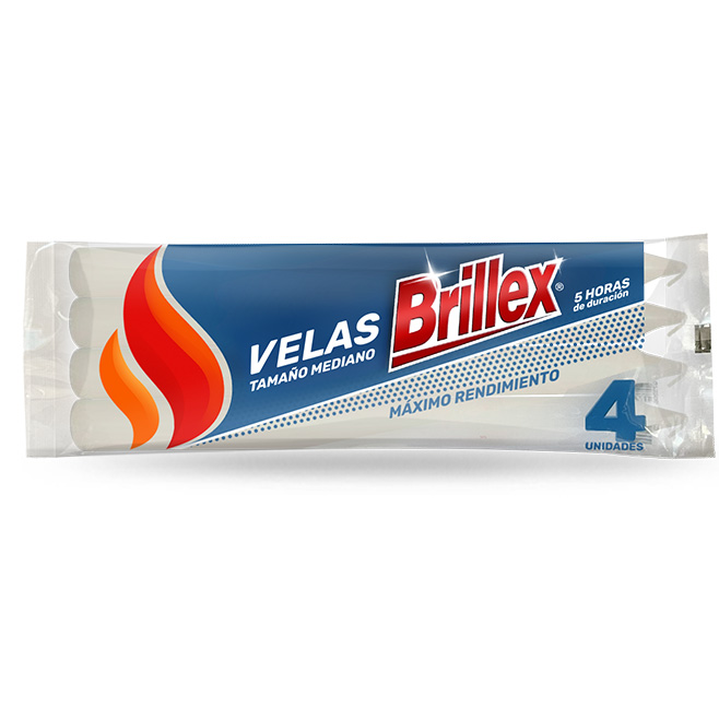 VELA BRILLEX MEDIANA 4un